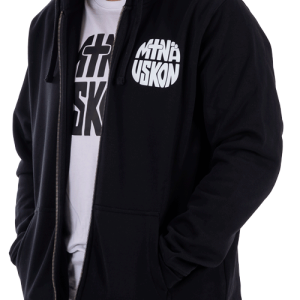 Minä uskon huppari, vetoketjulla